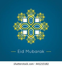 Eid Mubarak, greeting background, eps 10
