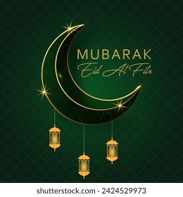 eid mubarak greeting banner template. Eid al fitr mubarak vector. Ramadan Kareem card vector.