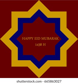 Eid mubarak greeting card 