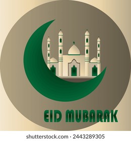 eid mubarak greeting card background