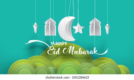 Eid Mubarak greeting Card Illustration, ramadan kareem cartoon vector Wishing for Islamic festival for banner, poster, background, flyer,illustration, brochure and sale background Eid Mubarak greeting Card Illustration, ramadan kareem cartoon vector Wishing for Islamic festival for banner, poster, background, flyer,illustration, brochure and sale background
