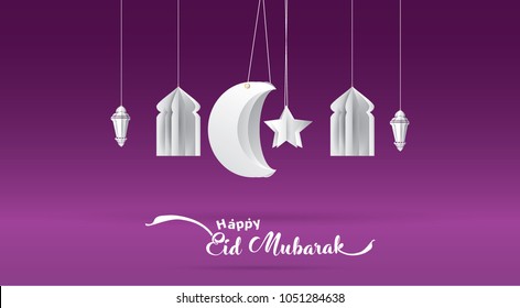 Eid Mubarak greeting Card Illustration, ramadan kareem cartoon vector Wishing for Islamic festival for banner, poster, background, flyer,illustration, brochure and sale background Eid Mubarak greeting Card Illustration, ramadan kareem cartoon vector Wishing for Islamic festival for banner, poster, background, flyer,illustration, brochure and sale background