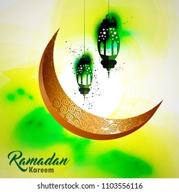 Eid Mubarak greeting Card Illustration, ramadan kareem vector for banner, poster, background, flyer,illustration, brochure.