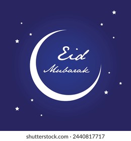 Eid Mubarak greeting Card Illustration,Wishing for Islamic festival for banner, poster, background, flyer,illustration, brochure and sale background. sstkEIDMUBARAK