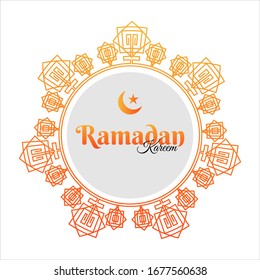eid mubarak greeting card, posters or invitations template design with arabic ornament, islamic pattern, and moon. ramadan kareem stock vector illustration
