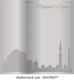 eid mubarak greeting cards. muslim background. mosque. vector illustration