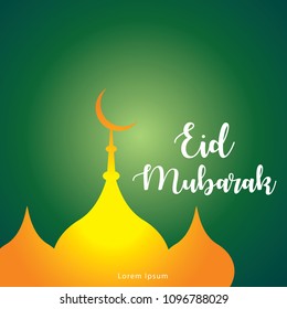 Eid Mubarak Greeting Design Background