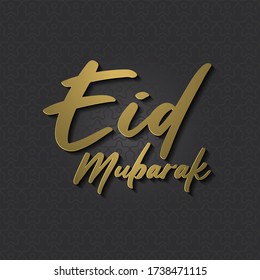 Eid mubarak greeting design with glowing gold gradient color, eid mubarak background,Eid sale banner template