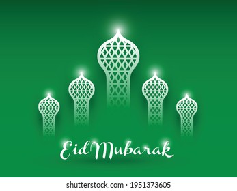 Eid mubarak greeting, religious Islamic background