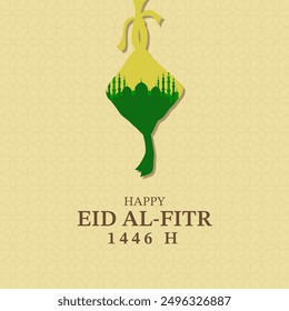 eid mubarak greetings vector design