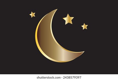Eid Mubarak icon in trendy flat style. Ramadan kareem symbol for your web site design, logo, app, UI