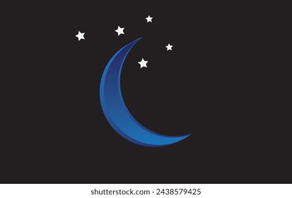 Eid Mubarak icon in trendy flat style. Ramadan kareem symbol for your web site design, logo, app, UI