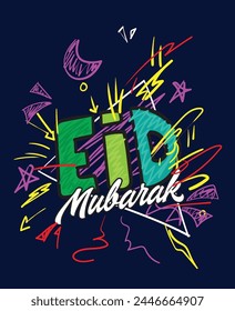 eid mubarak illustration design for sukajan is mean japan traditional cloth or t-shirt with digital hand drawn Embroidery Men T-shirts Summer Casual Short Sleeve Hip Hop T Shirt Streetwear