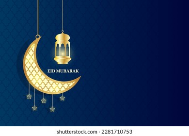 Eid mubarak islamic background template