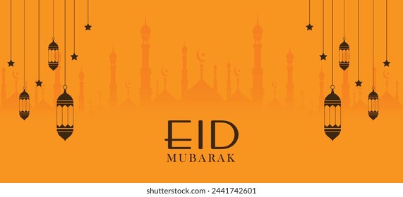 Eid Mubarak Islamic Background Template, Eid Al Fitr Template Design, Eid al adha Template design, Holy Day for Muslims, greeting background, eid mubarak template