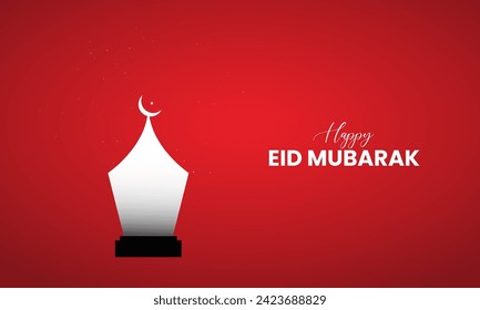 Eid Mubarak islamic design, Eid Mubarak design for social media post
