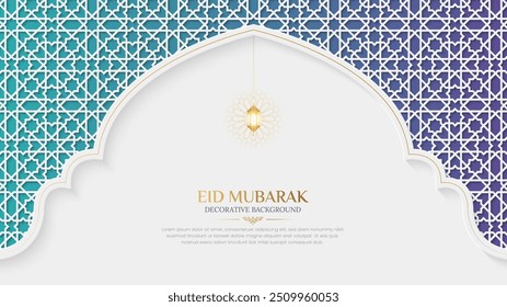 Eid Mubarak Fundo elegante islâmico