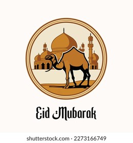 eid mubarak islamic full color design 