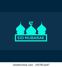 Eid Mubarak Islamic Holy day vector design