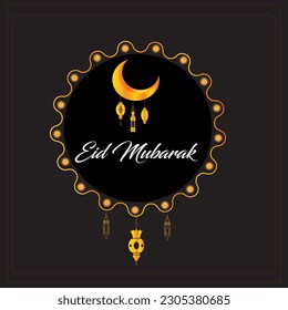 Eid Mubarak: Luxurious Design and Quality Illustration Eid Mubarak Luxury Background