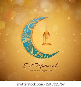 Eid Mubarak modern Islamic background