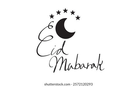 Eid mubarak moon star black color symbol sign decoration ornament ramadan kareem eid mubarak islamic muslim religion culture eid ul fitr allah celebration arab praying ramadan mubarak april febraury 