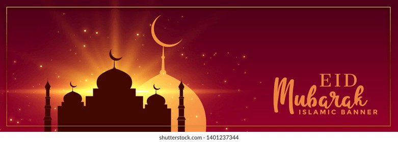 eid mubarak occasion banner design