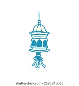 Eid Mubarak Pattern Hand Drawing Illustration