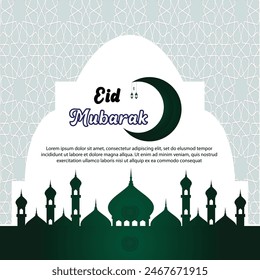 Eid Mubarak Post desigen, Facebook post ,Eid Mubarak ,