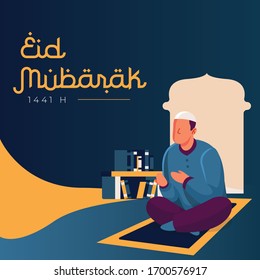 Eid Mubarak post for instagram