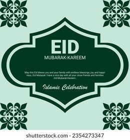 eid mubarak poster design. muslim traditional  eid mubarak poster design.