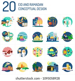 Eid Mubarak and Ramadan Conceptual Design