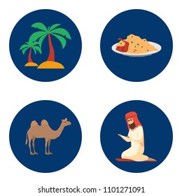 Eid Mubarak and Ramadan Icons Design