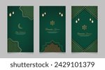 Eid Mubarak and Ramadan Kareem Islamic Realistic Social Media Stories Collection Template