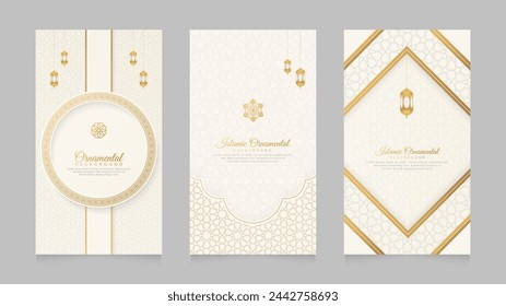 Eid Mubarak and Ramadan Kareem Islamic Realistic Social Media Stories Collection Template