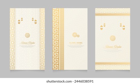 Eid Mubarak and Ramadan Kareem Islamic Realistic Social Media Stories Collection Template