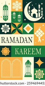 Eid Mubarak and Ramadan Kareem Islamic Social Media Stories Template