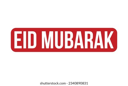 Vector de sello de goma Eid Mubarak