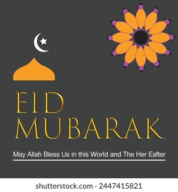 Eid Mubarak Social Media Banner Design
