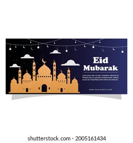 Eid Mubarak Social Media Cover design