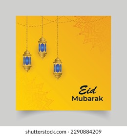 Eid Mubarak Social Media Design