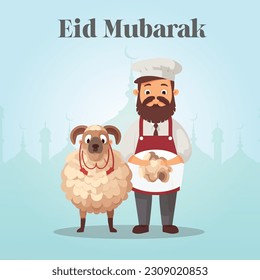 Eid Mubarak Social media post