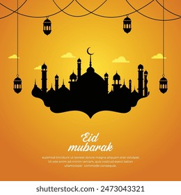 Eid Mubarak Social Media post design