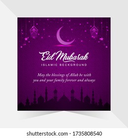 Eid Mubarak Social Media Post,Eid greeting post,Wish, Islamic religious festival