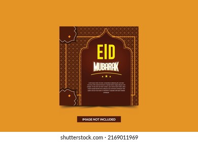 Eid Mubarak Social Post Design