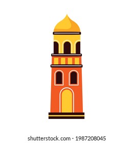 eid mubarak temple building icon