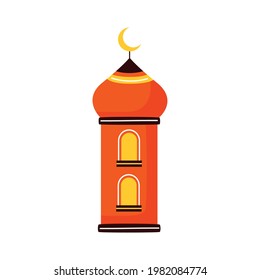 eid mubarak temple tower icon