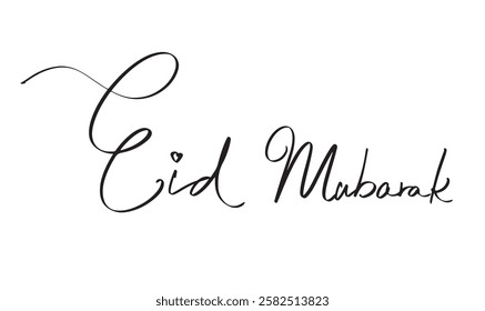 Eid mubarak text font calligrapht hand written lettering script lettering black color object decoration ornament eid ul fitr ramadan kareem crescent allah muslim islam culture religion may month 2025 