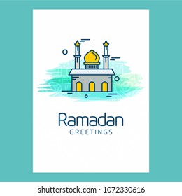 Eid Mubarak typographic with creative design