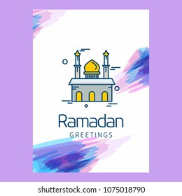 Eid Mubarak typographic with creative design